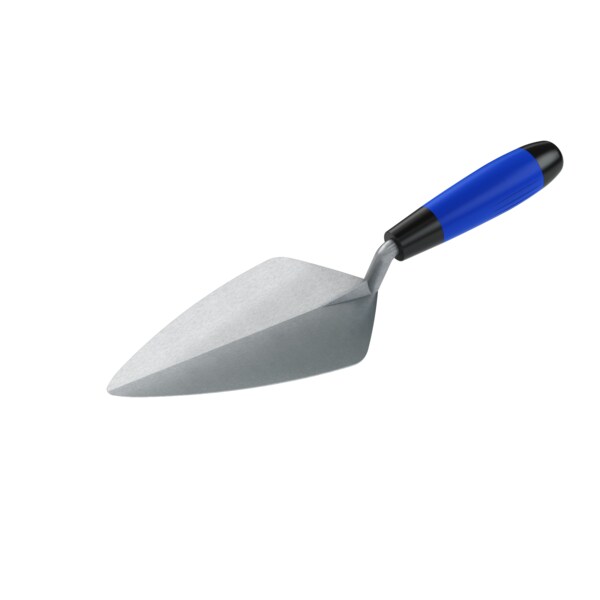 Bon 72-219 Brick Trowel, Carbon Steel Nl 9" Comfort Grip Handle